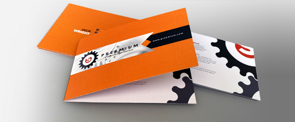 Impression Carte commerciale 2 volets